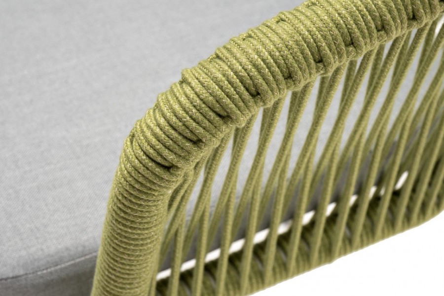 Плетеный стул из роупа Марсель салатовый 4sis