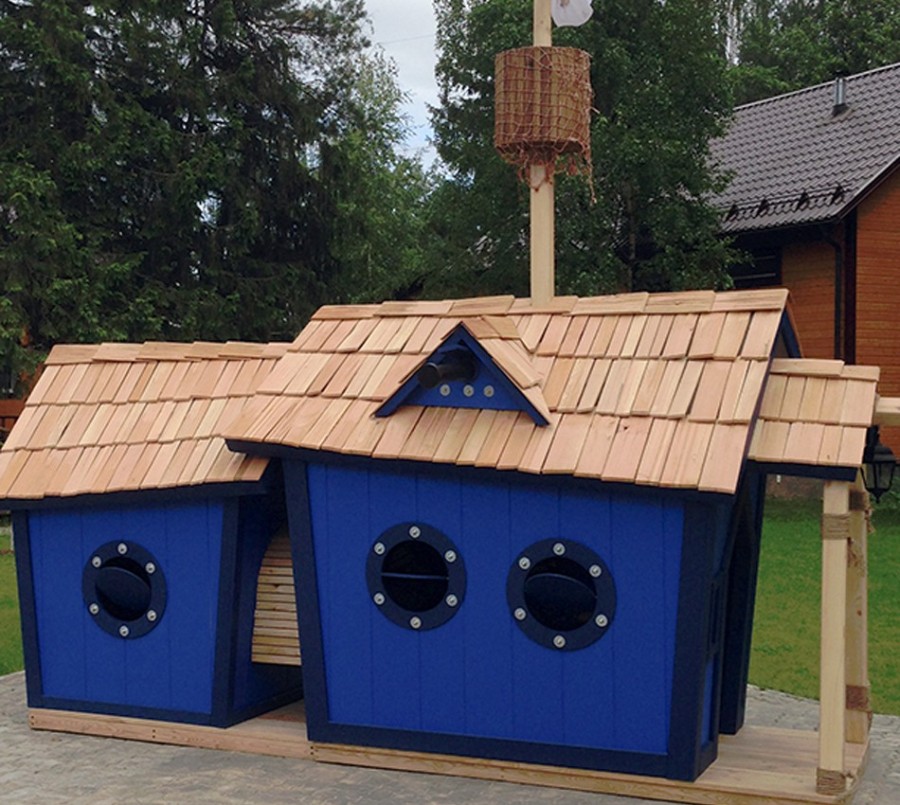 Домик Пиратский двойной KidsCrookedHouse