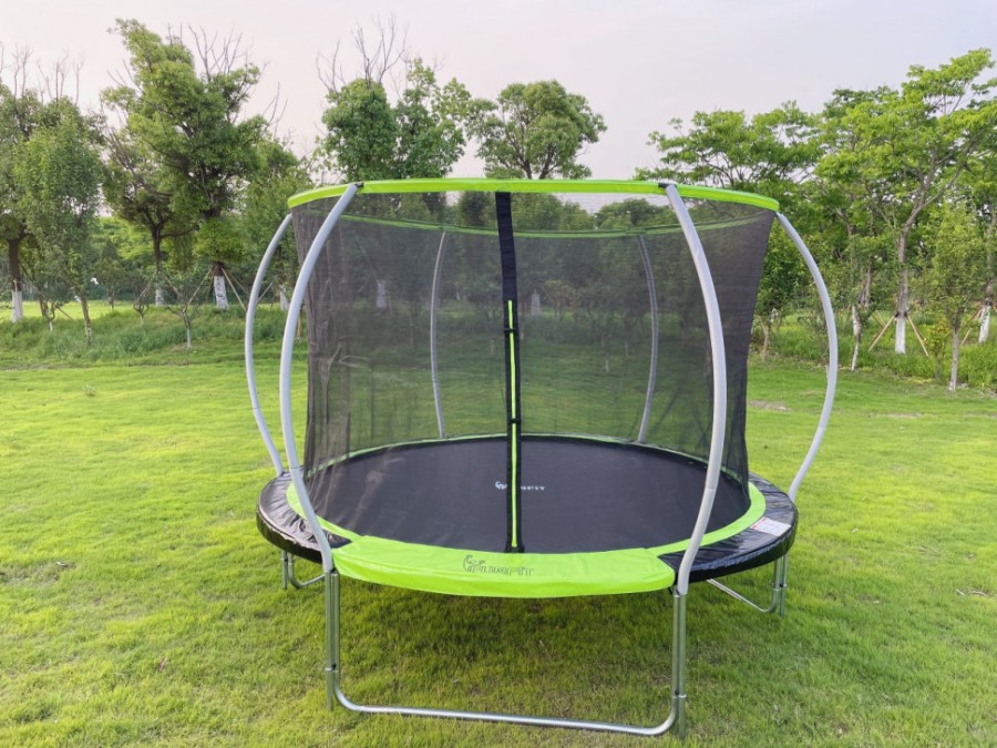 Батут FunFit 8 FT 252 см PRO зеленый