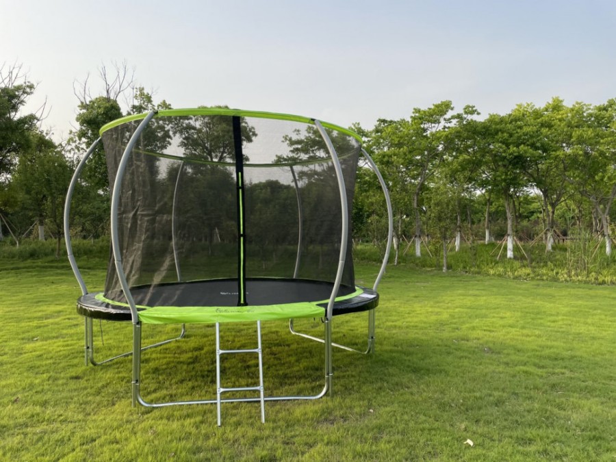 Батут FunFit 8 FT 252 см PRO зеленый