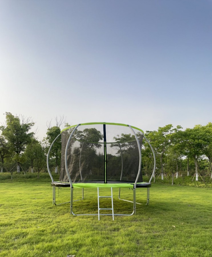 Батут FunFit 8 FT 252 см PRO зеленый