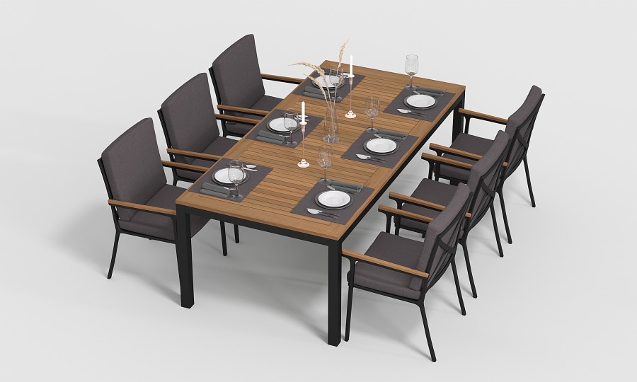 Стул Calma S черный антрацит Gardenini