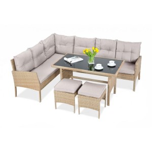 Комплект плетеной мебели AFM-107B Beige Афина