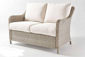 Диван 2-х местный из искусственного ротанга Кефалония Rotang Lux