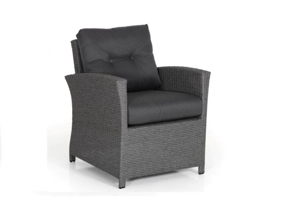 Кресло плетеное Soho grey Brafab