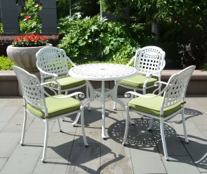 Мебель из литого алюминия Vienna 4 White Кит Маркет