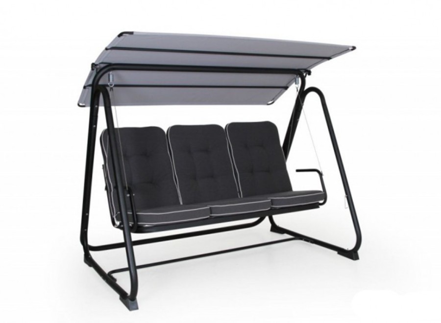 Качели металлические Metz белые Brafab