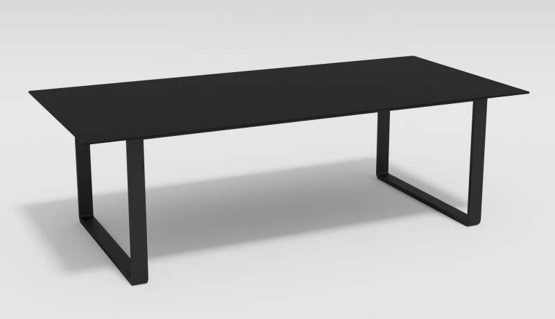 Обеденная группа Voglie 220 серо-черная Gardenini