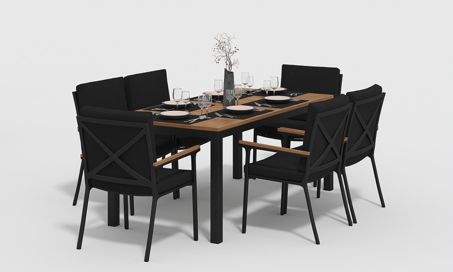 Стул Calma S черный Gardenini