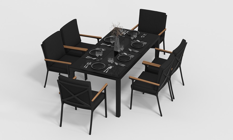 Стул Calma S черный Gardenini