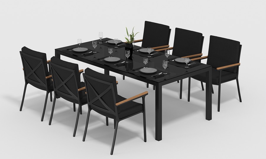 Стул Calma S черный Gardenini