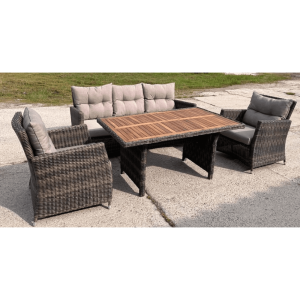 Комплект мебели с диваном AFM-308A Brown Афина