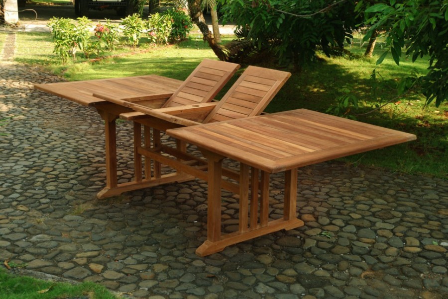 Комплект обеденной мебели Neapel-Turin 10 натуральный тик Brafab