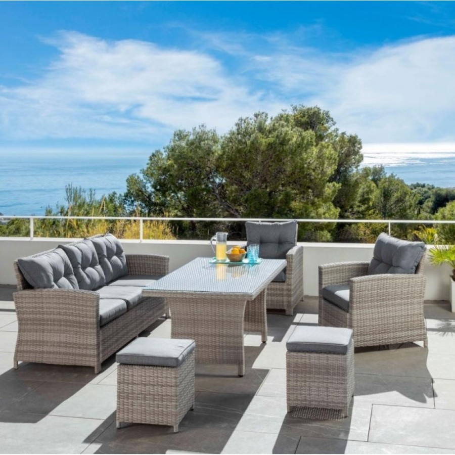 Комплект плетеной мебели AFM-311GL Grey Афина