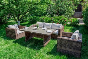 Комплект мебели Karl с обеденным столом коричневый Royal Family