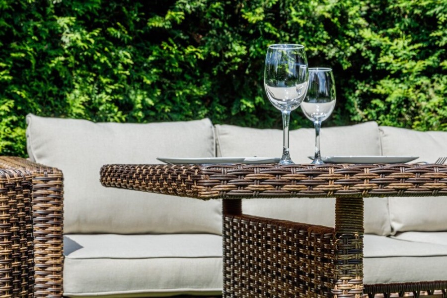 Комплект мебели Karl с обеденным столом коричневый Royal Family