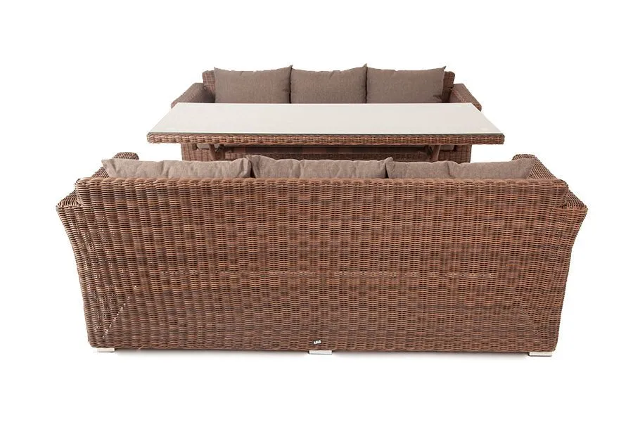 Обеденная группа плетеная из ротанга Мокко Дабл 4sis