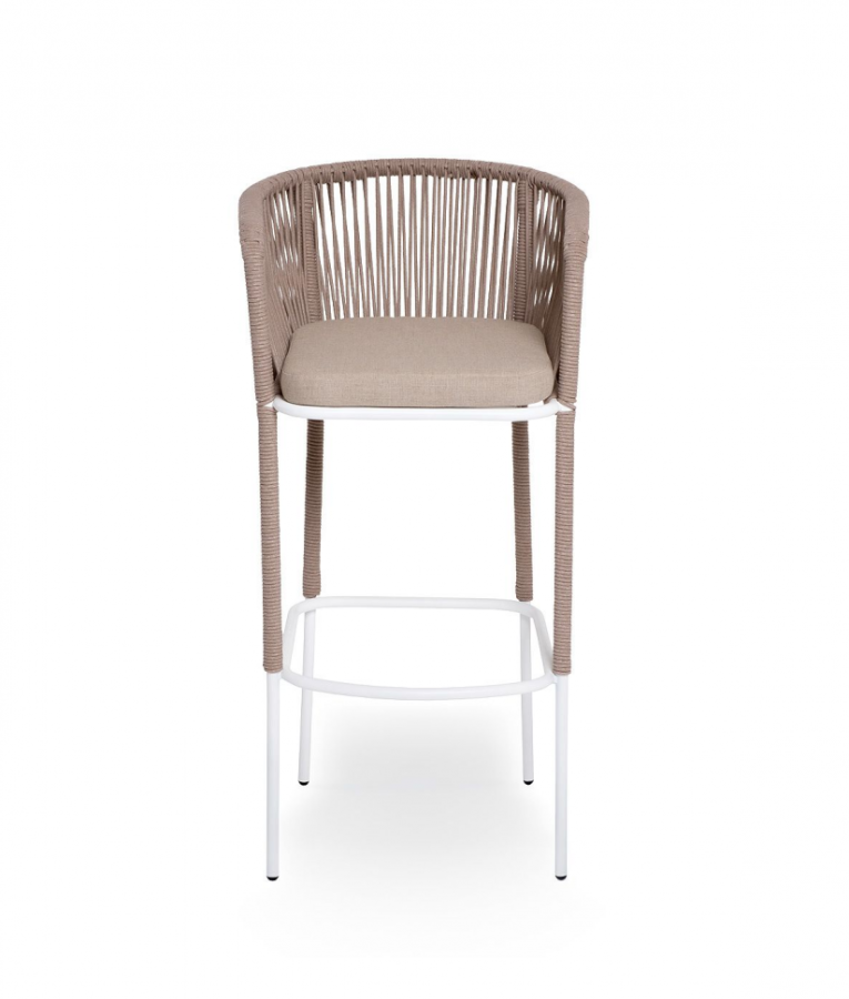Барный стул из роупа Марсель бежевый 4sis