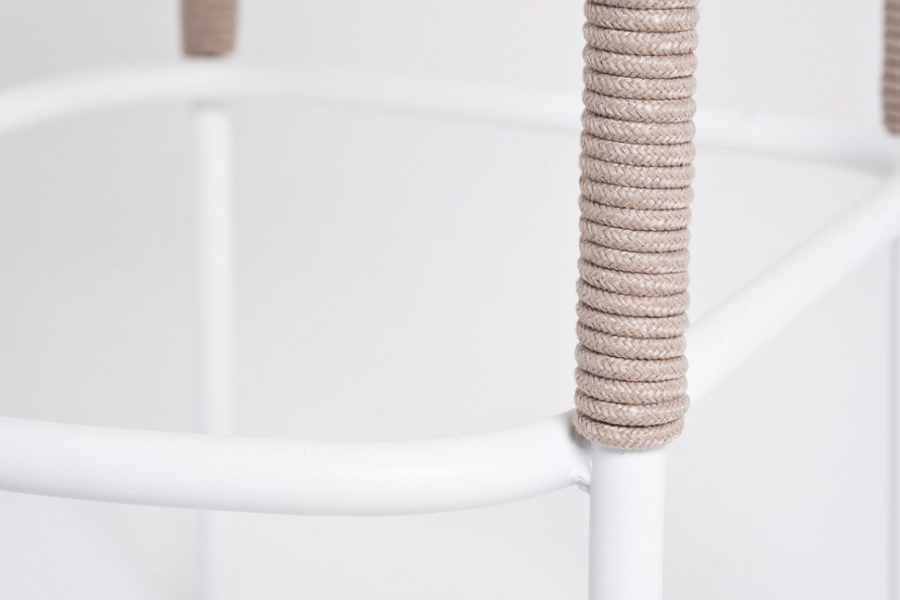 Барный стул из роупа Марсель бежевый 4sis