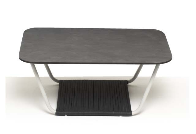 Лаунж-зона 4-местная Канны из роупа со столом Глория светло-серая 4sis