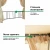 Садовый тент шатер 2х2х2м 1080 Green Glade Гарден