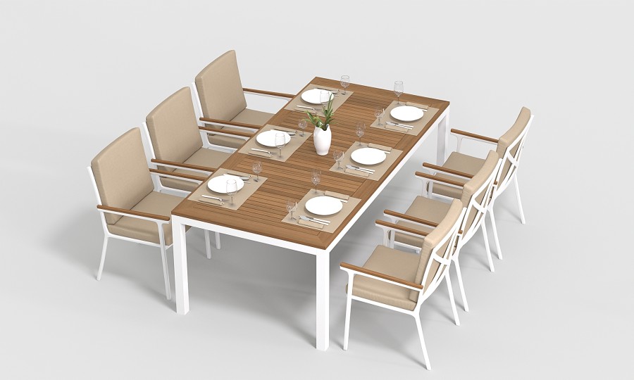 Стул Calma S белый беж Gardenini