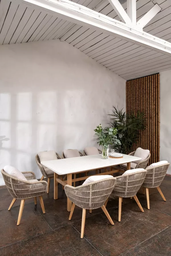 Обеденная группа из тика TALARA L Joygarden