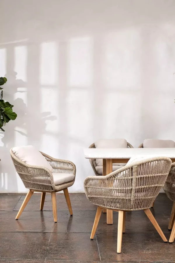 Обеденная группа из тика TALARA L Joygarden