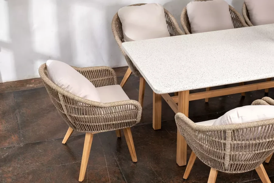 Обеденная группа из тика TALARA L Joygarden