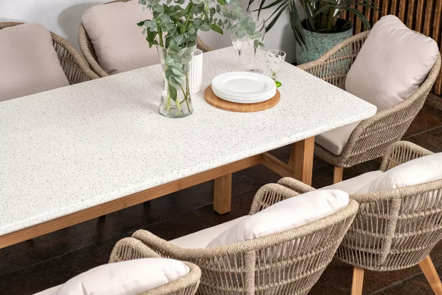 Обеденная группа из тика TALARA L Joygarden