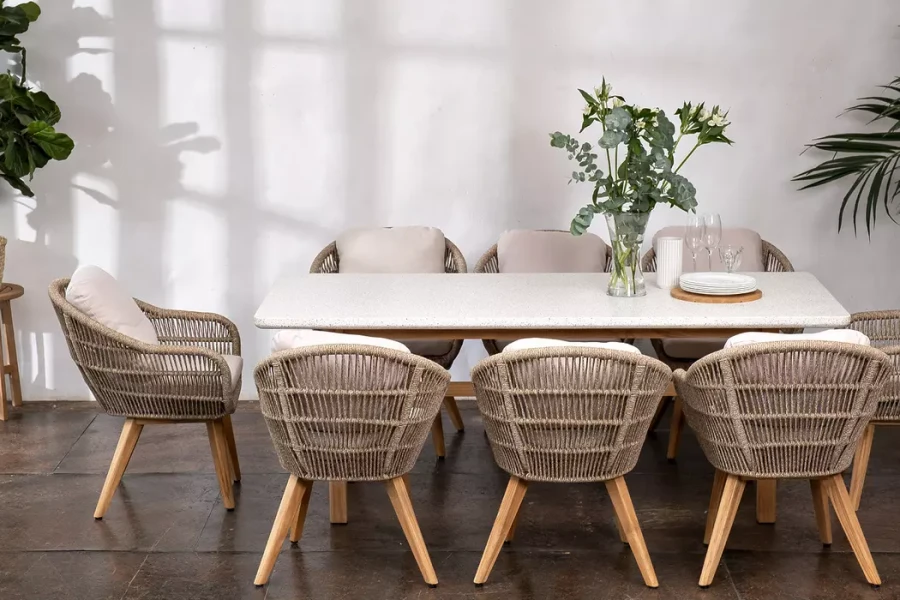 Обеденная группа из тика TALARA L Joygarden