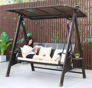 Качели садовые Magnate из алюминия Кит маркет