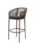 Барный стул из роупа Марсель коричневый 4sis