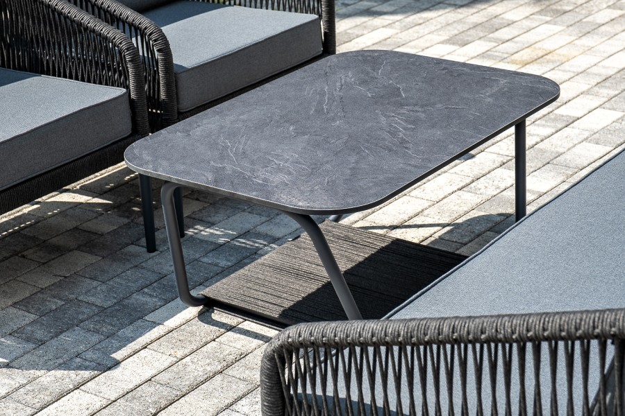 Лаунж-зона 5-местная из роупа Канны светло-серая 4sis