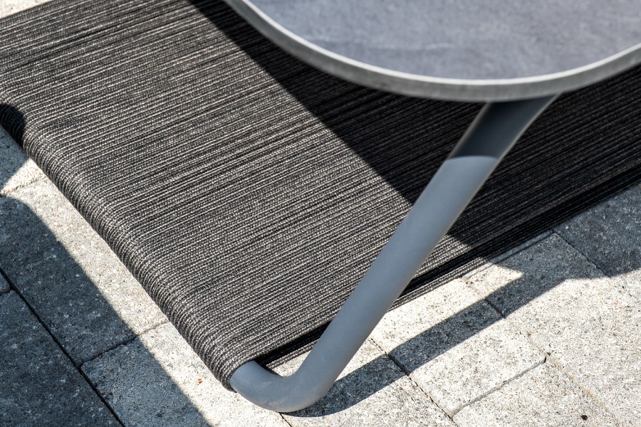 Лаунж-зона 5-местная из роупа Канны светло-серая 4sis