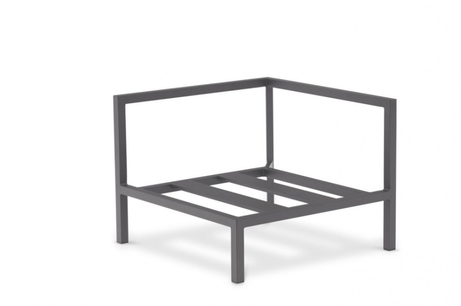 Угловой модуль Stockholm антрацит/серый Brafab