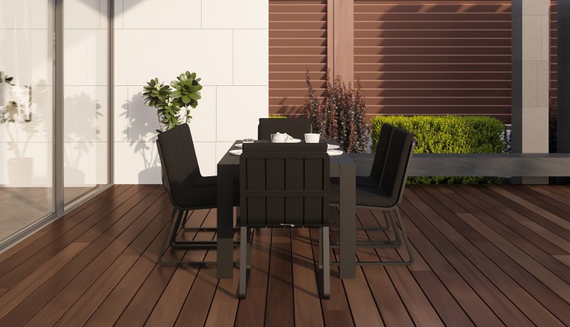 Обеденная группа Malia 180 черная Gardenini