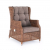Кресло Форио из искусственного ротанга раскладное Brown 4sis