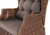 Кресло Форио из искусственного ротанга раскладное Brown 4sis