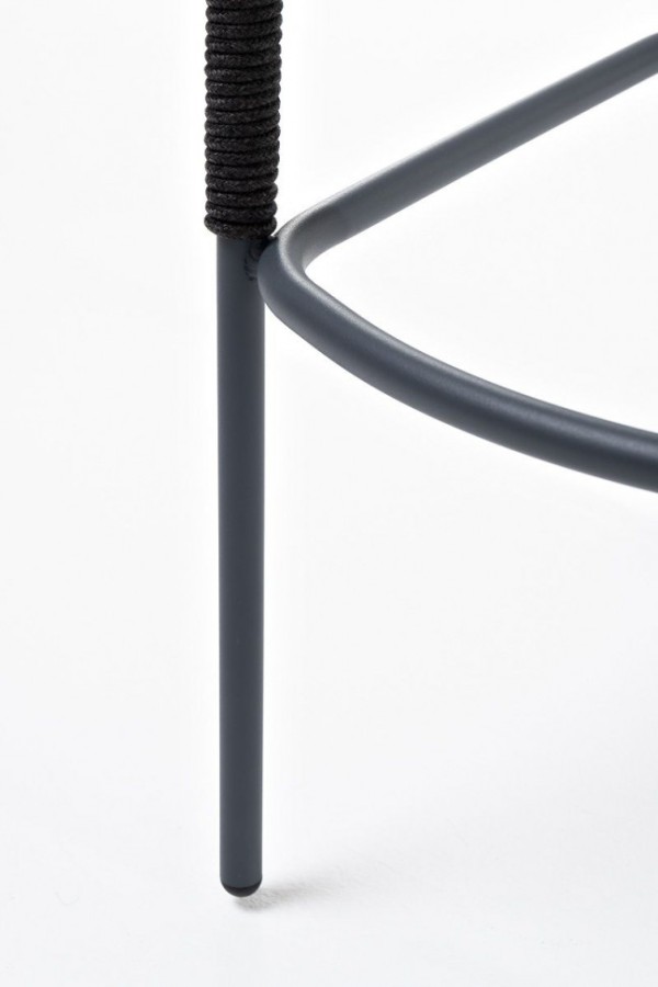 Барный стул из роупа Марсель темно-серый 4sis