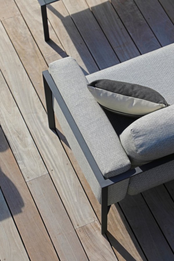 Комплект лаунж-зоны Stockholm антрацит/серый Brafab