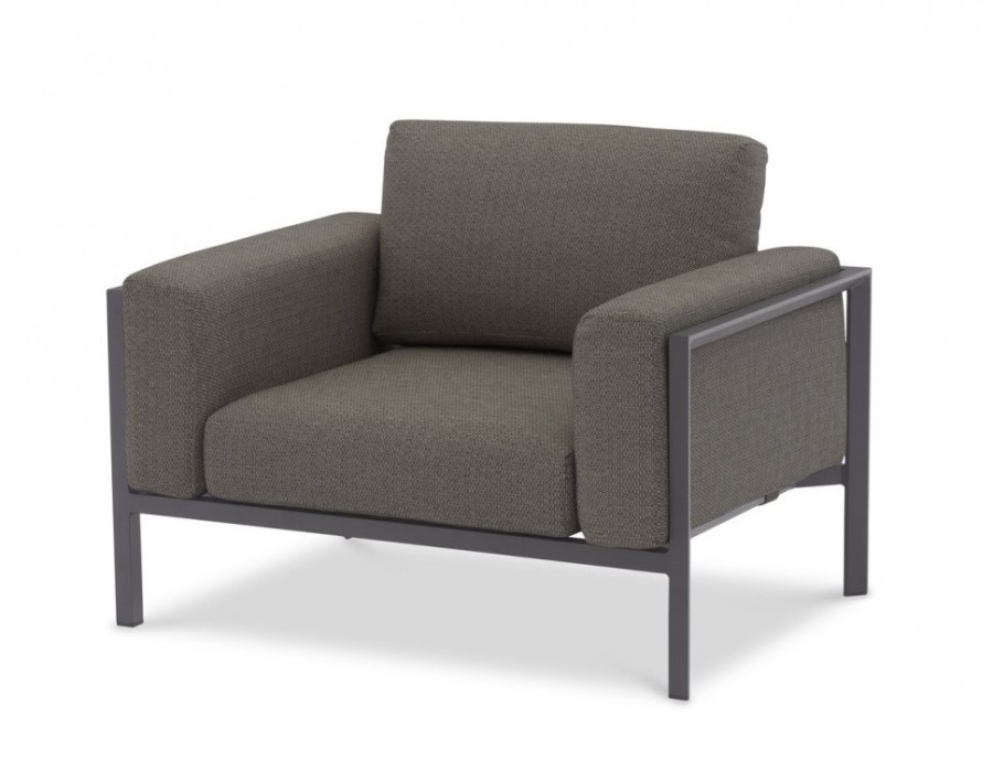 Комплект лаунж-зоны Stockholm антрацит/серый Brafab