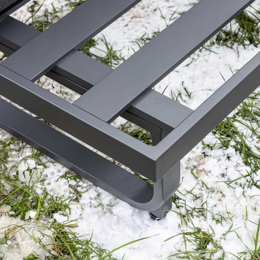 Лаунж-зона с угловым диваном из алюминия Adrian Royal Family