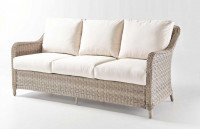 Диван 3-х местный из искусственного ротанга Кефалония Rotang Lux
