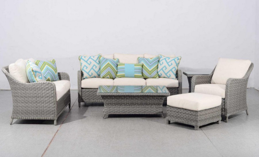 Диван 3-х местный из искусственного ротанга Кефалония Rotang Lux