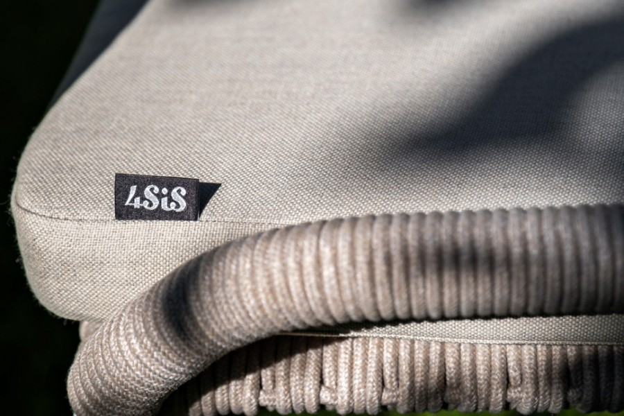 Плетеный стул Милан из роупа бежевый 4sis