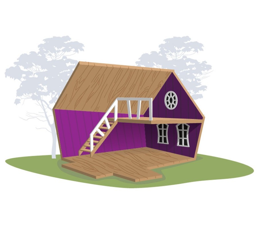 Домик Рокси KidsCrookedHouse