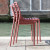 Стул пластиковый Doga Bistrot марсала Nardi