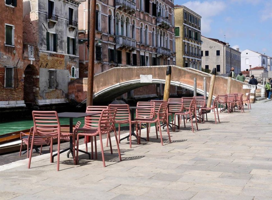 Стул пластиковый Doga Bistrot марсала Nardi