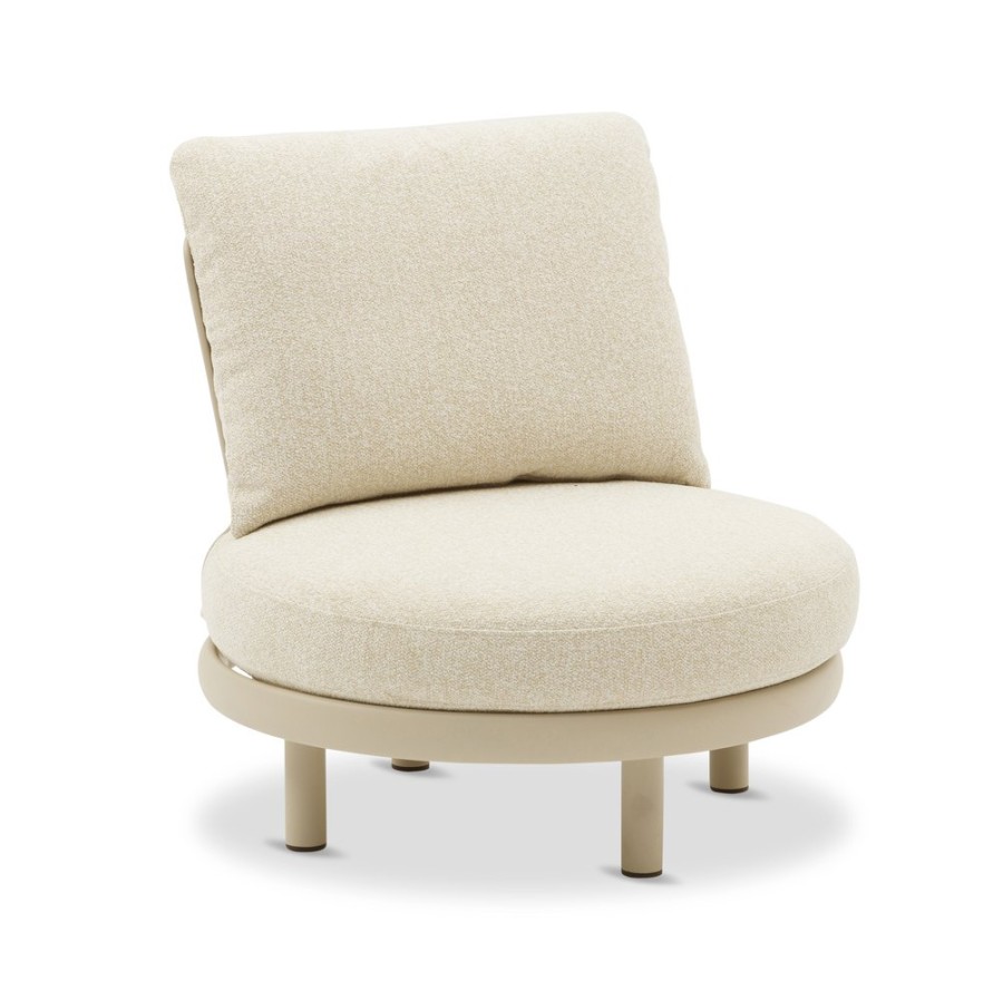 Кресло с пуфом Gotland, бежевый Brafab